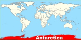 Antarctica location map