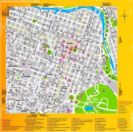 Córdoba tourist map