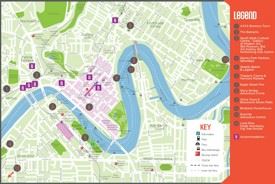 Brisbane tourist map