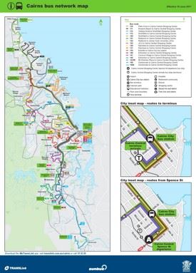 Cairns Bus map