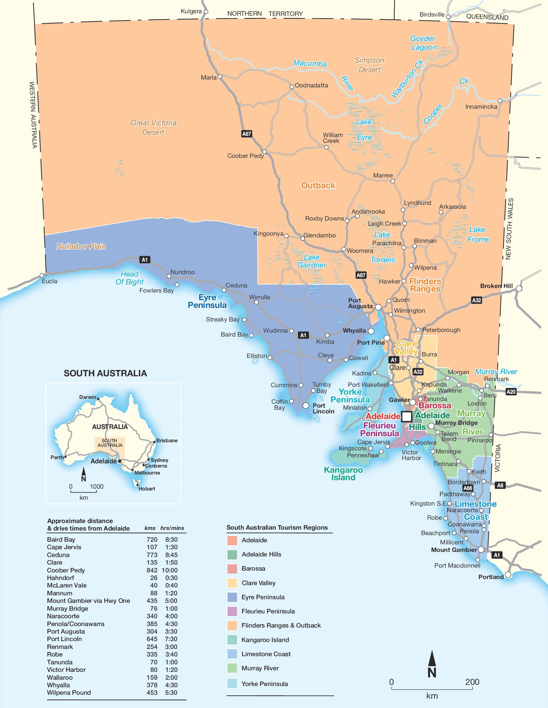 What States Are In South Australia