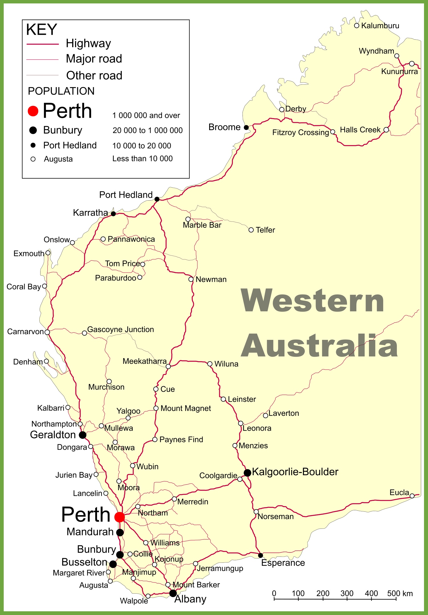 road-map-of-western-australia-with-cities-and-towns