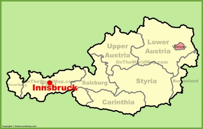 Innsbruck Location Map