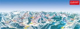 Salzburg ski map