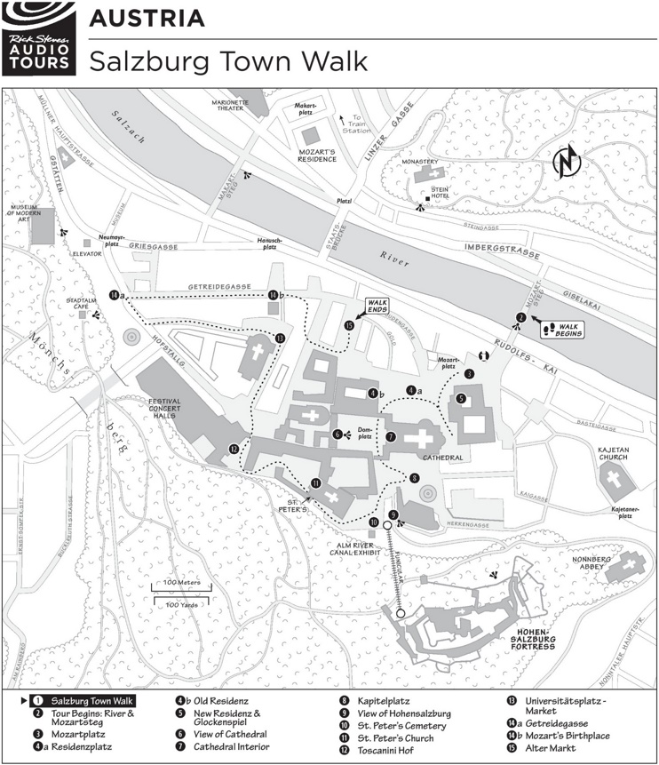 Salzburg walk map