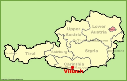 Villach Location Map