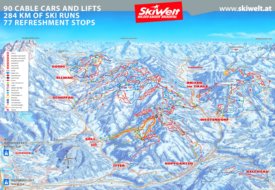 SkiWelt ski map