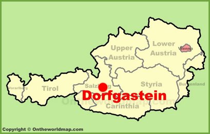 Dorfgastein Location Map