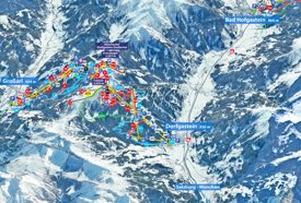 Dorfgastein ski map