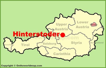 Hinterstoder Location Map