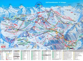 Ischgl ski map