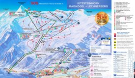 Kaprun ski map