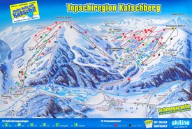 Katschberg ski map