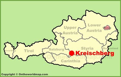 Kreischberg Location Map