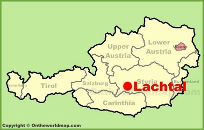 Lachtal Location Map
