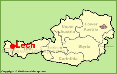 Lech Location Map