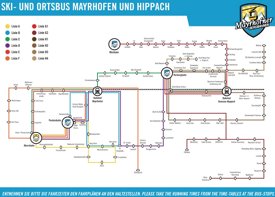 Mayrhofen bus map