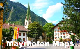 Mayrhofen maps