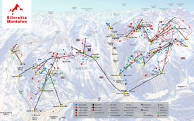 Montafon ski map