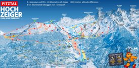 Hochzeiger ski map