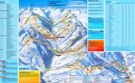 Saalbach ski map