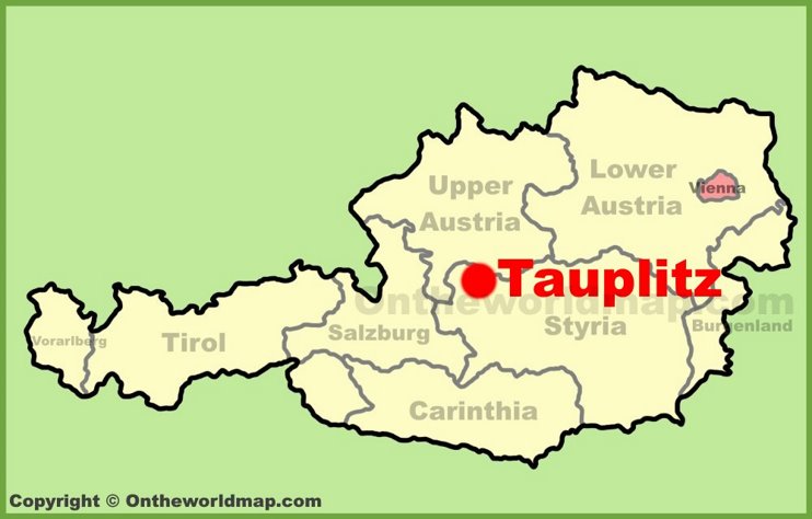 Tauplitz location on the Austria Map