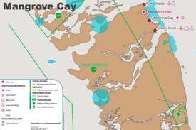 Mangrove Cay Map