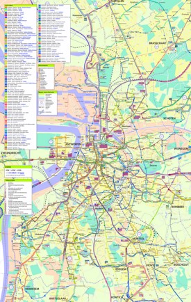 Antwerp transport map