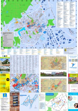 Louvain-la-Neuve tourist map