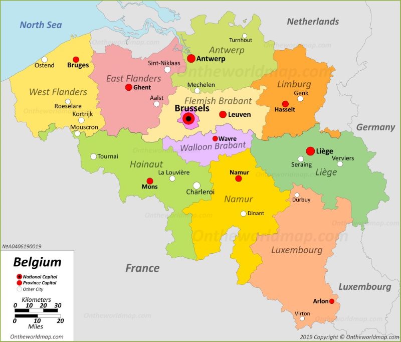 Belgium Maps Maps Of Belgium