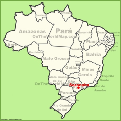 Sorocaba Location Map