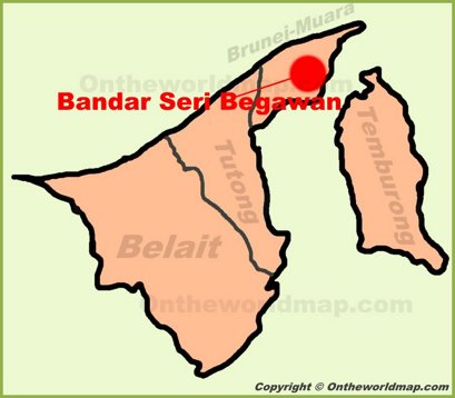 Bandar Seri Begawan Location Map
