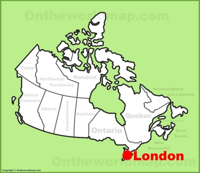 London Maps Ontario Canada Maps Of London