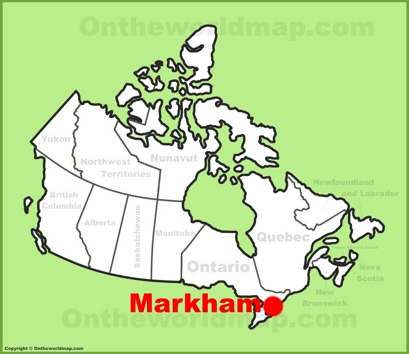 Markham Location Map