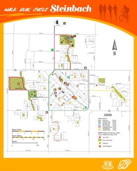Steinbach Walking And Cycling Map
