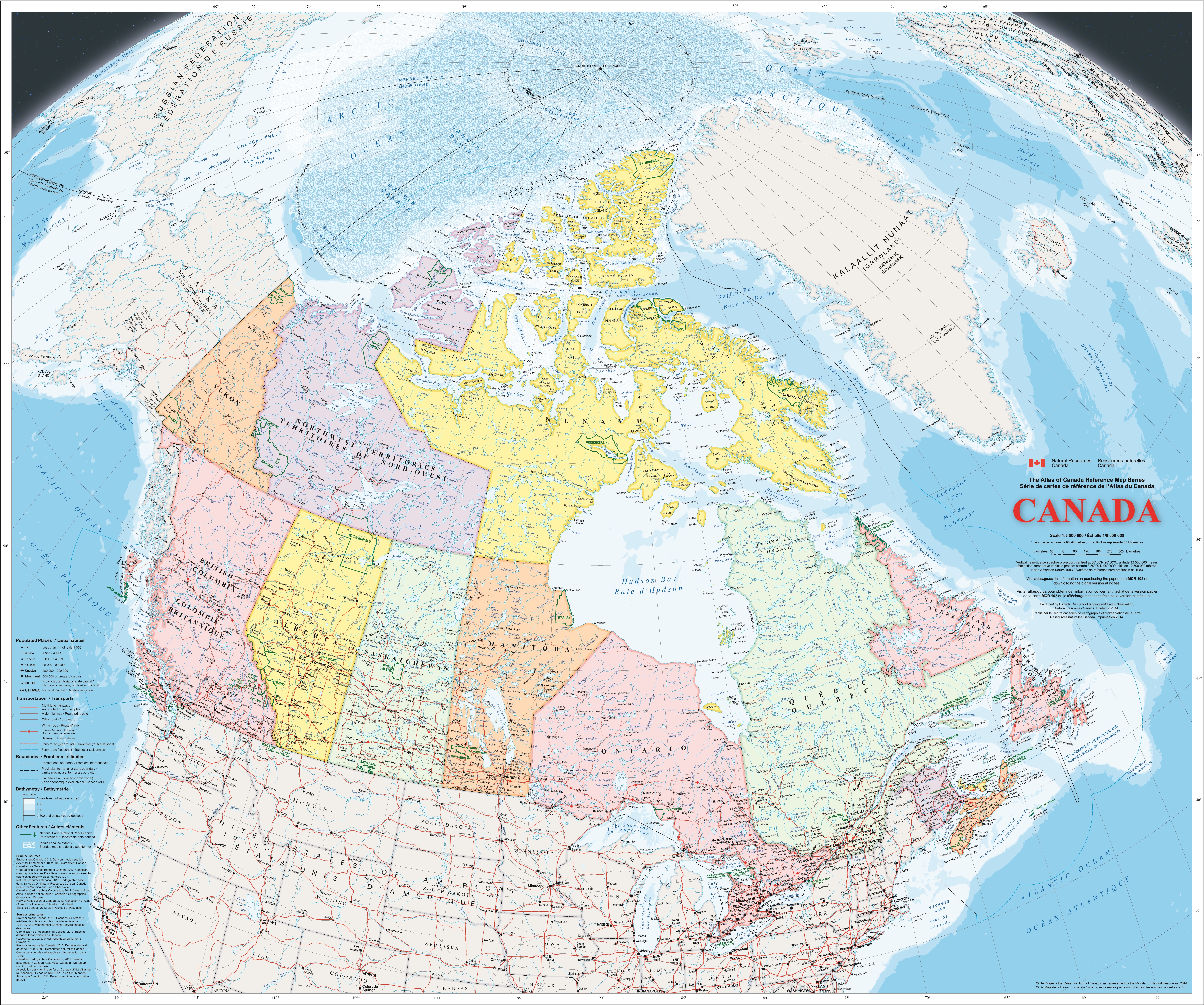 canada map with states and cities pdf Large Detailed Map Of Canada With Cities And Towns canada map with states and cities pdf