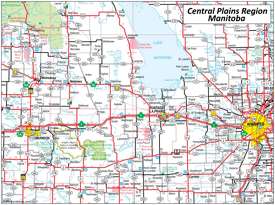 Map of Central Plains Map of Central Plains