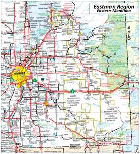 Map of Eastman Region Map of Eastman Region