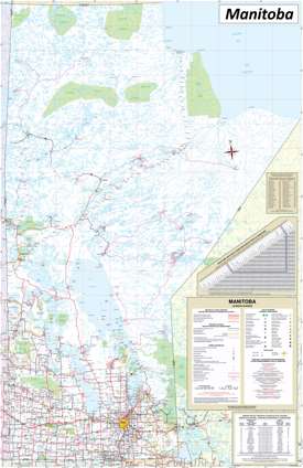 Manitoba Highway Map Manitoba Highway Map