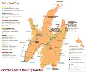 Avalon scenic driving routes map Avalon scenic driving routes map