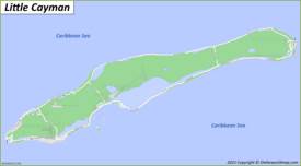 Map of Little Cayman