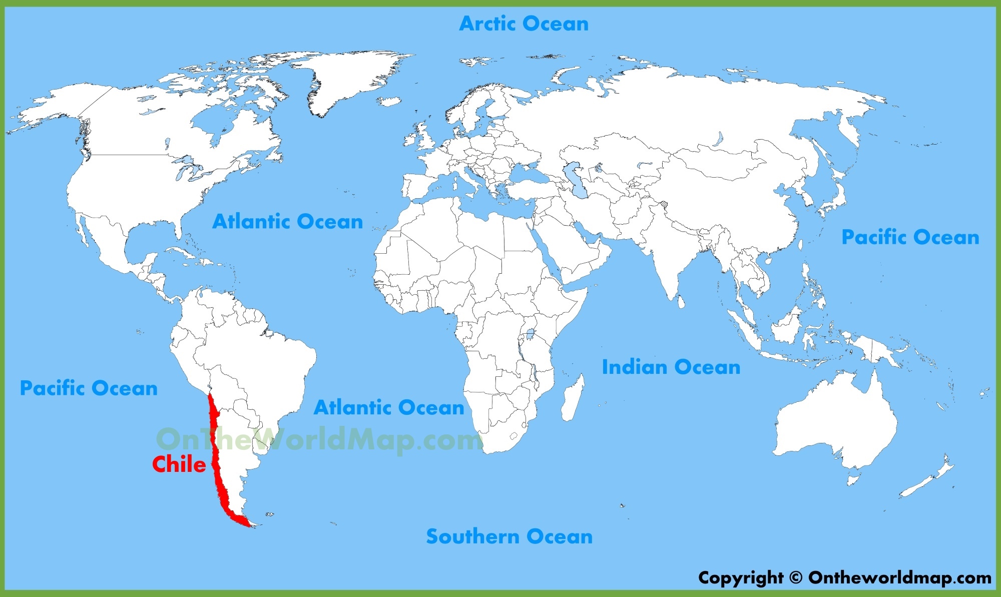 Southern Chile In World Map Chile - Lessons - Blendspace