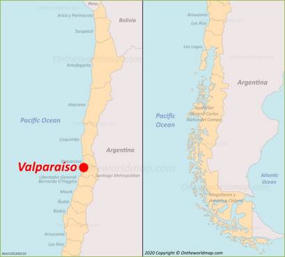 Valparaíso Location Map