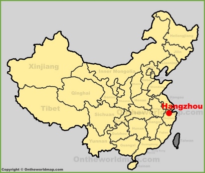 Hangzhou Location Map