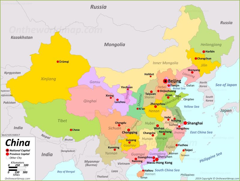 Map of China