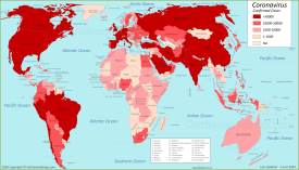 World Coronavirus Map 3 June 2020