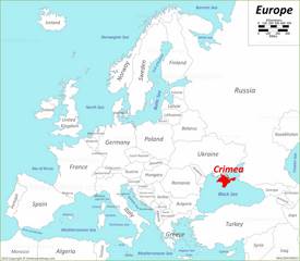 Crimea Location On The Europe Map