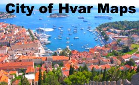 Hvar City maps
