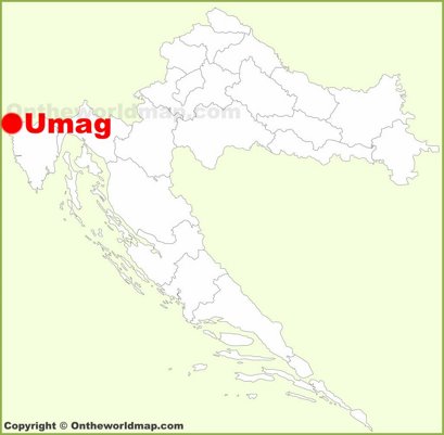 Umag Location Map