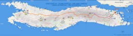 Detailed tourist map of Korčula